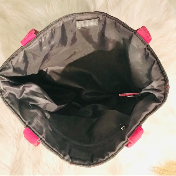 Hello Kitty All-Over Logo Outline Embroidered Tote - Picture 3 of 3